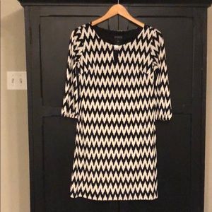 Black and white dress